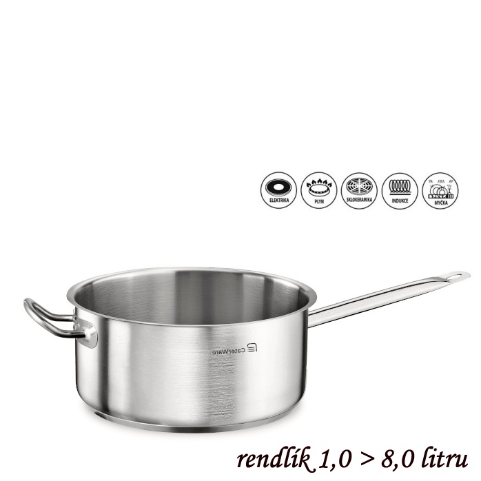 Rendlík  8,0 l. nerez pr.28 výška 13,0 profi-line CaterWare