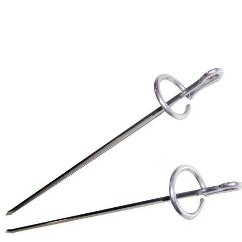Jehly na špíz ploché 23cm nerez SET 2 ks SONIX> doprodej spr : 8