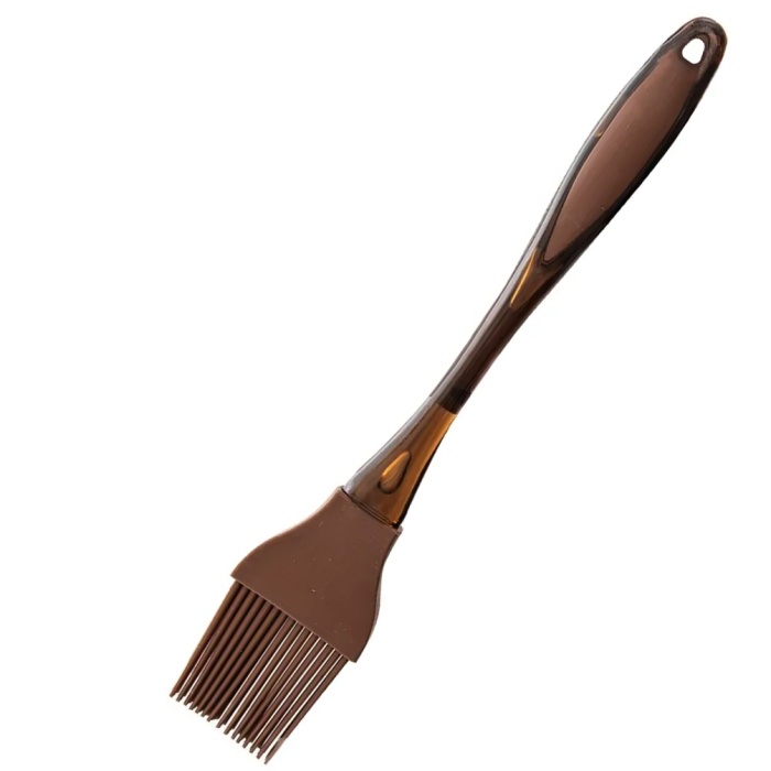 Mašlovačka silikon 26 cm hnědá