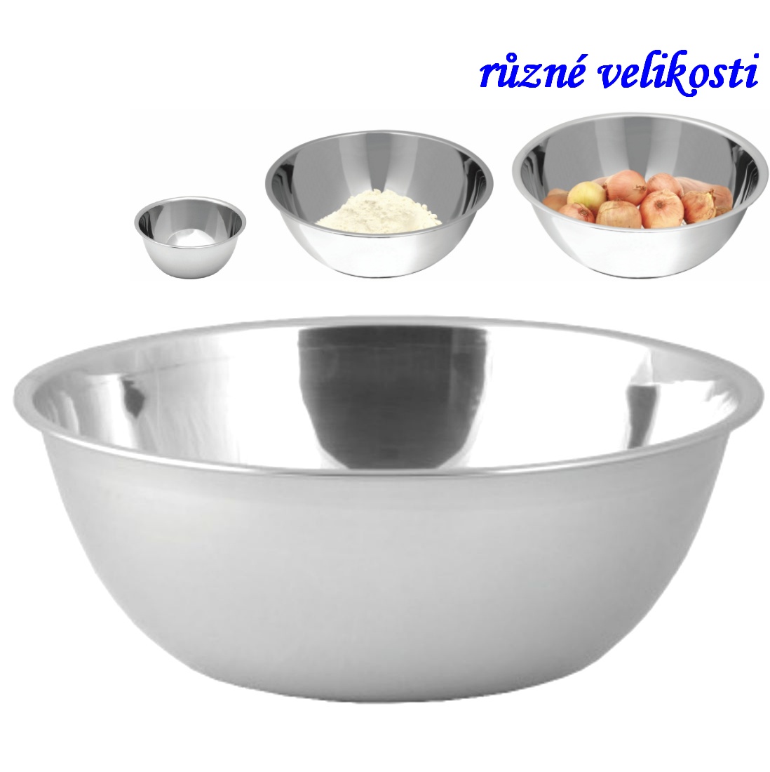 Miska 12 cm INOX středně vysoká GLOSSY > skladem ks: 8