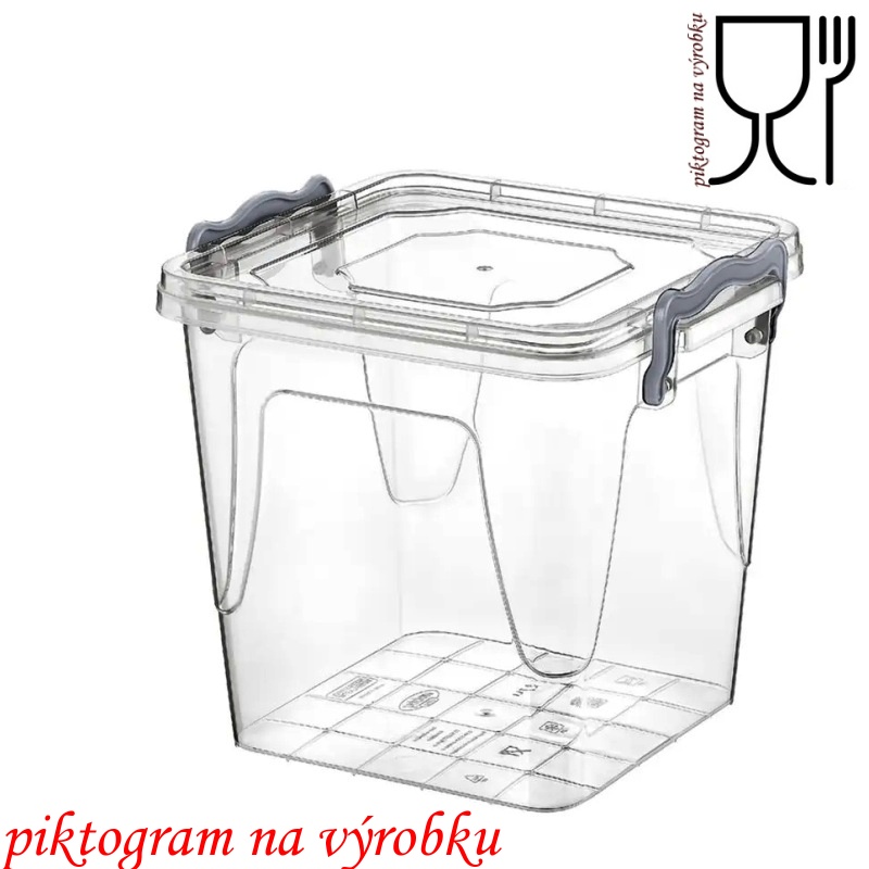 BOX  0,55 litrů Hand 10,5x10,5v 8cm s víkem