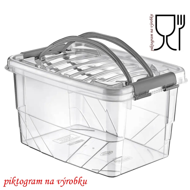 BOX 13 litrů Hand 35x26v21,5cm s víkem