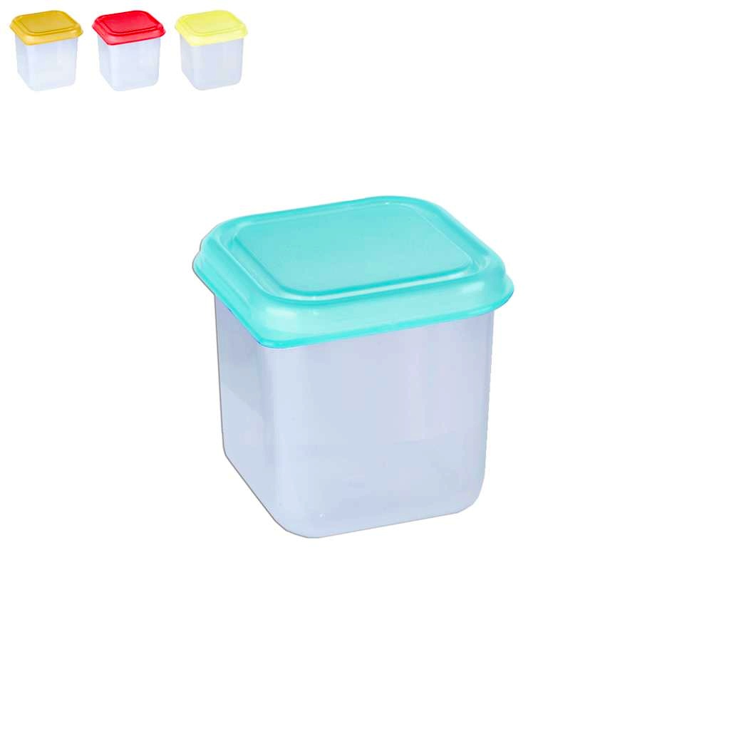 Dóza,box mini UH-PP 0,15 l. FRESH 6,5x 6,5 v 6 cm COLOR mix> doprodej ks: 10