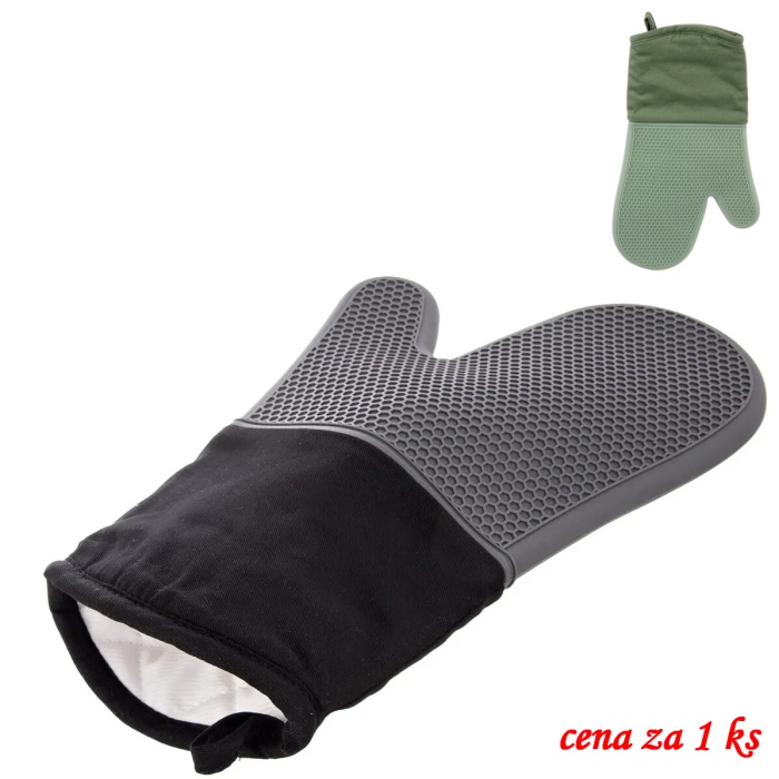 Rukavice kuch. d.40cm,š.20cm bavlna-silikagel