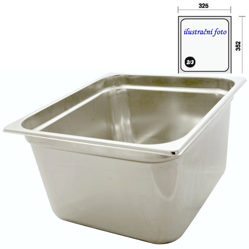 GN 2/3 - 150 INOX