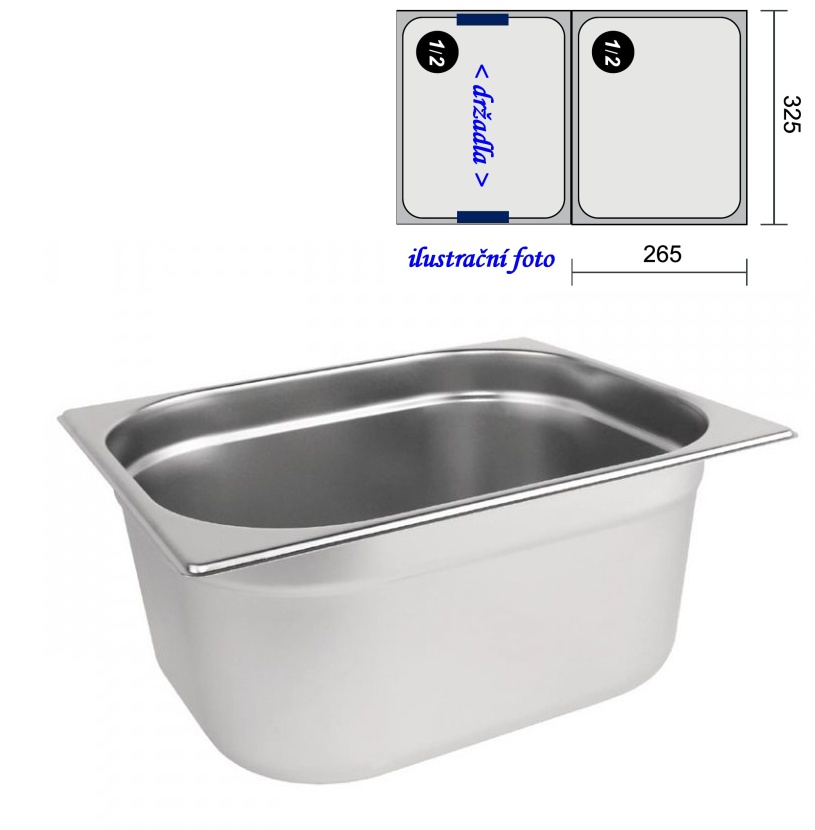 GN 1/2 - 150 INOX