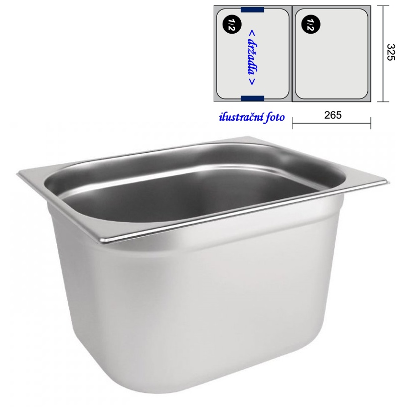 GN 1/2 - 200 INOX