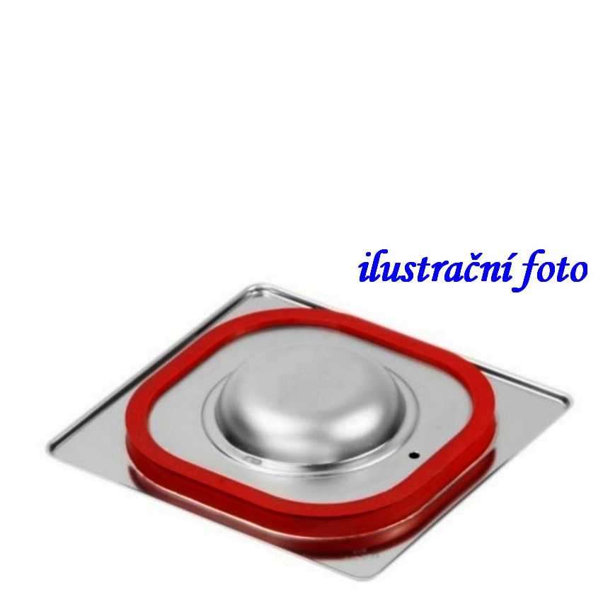 Víko GN 1/6 INOX se silikonovým těsněním