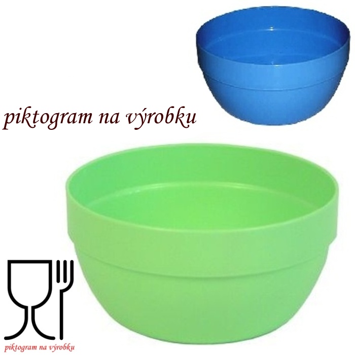 Miska jídelní 13cm polévková 0,4 l. UH-PP PETRA COLOR # 6