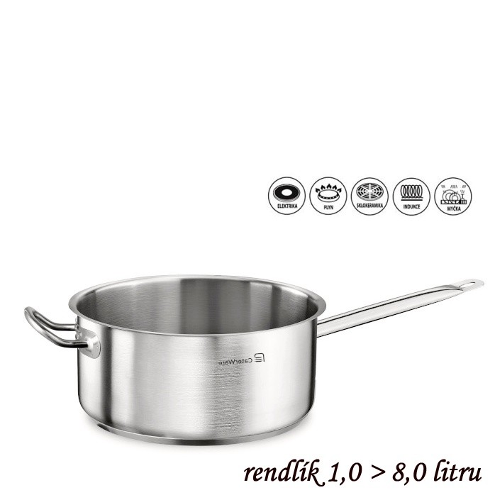 Rendlík  5,0 l. nerez pr.24 výška 11,0 profi-line CaterWare