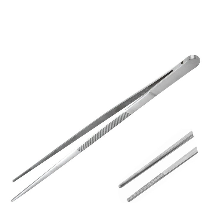 Pinzeta nerez 30 cm, obracečka