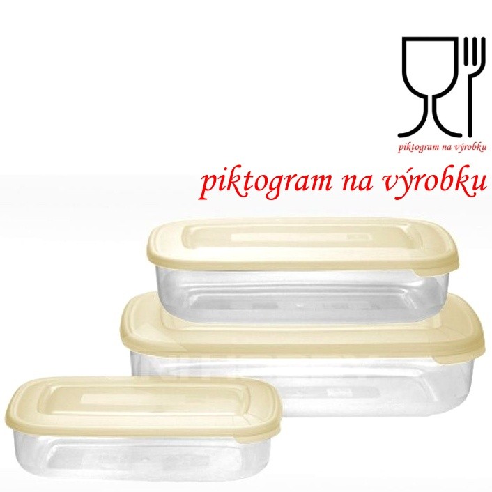 Dózy UH sada 3 ks, obdélník bílý, 3,0l, 1,88l, 0,93l,, FAMILY