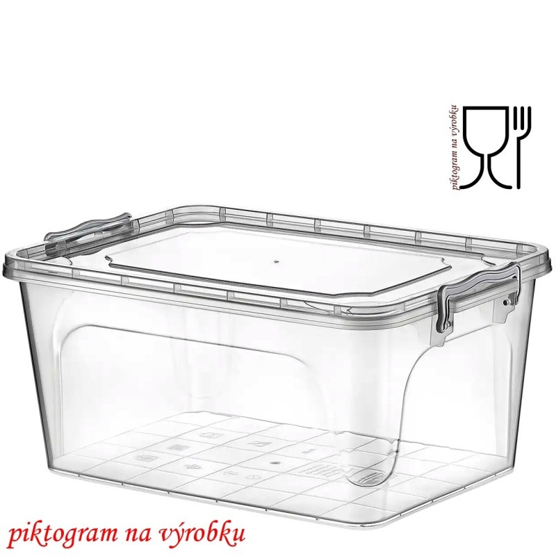 BOX 30 litrů 49x34v30cm s víkem