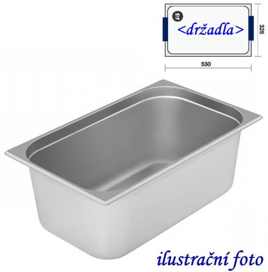 GN 1/1 - 200 INOX + držadla