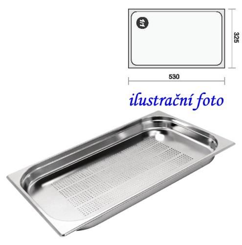 GN 1/1 -  40 INOX - perforované