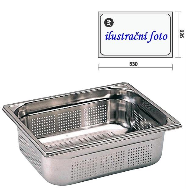 GN 1/1 - 100 INOX - perforované