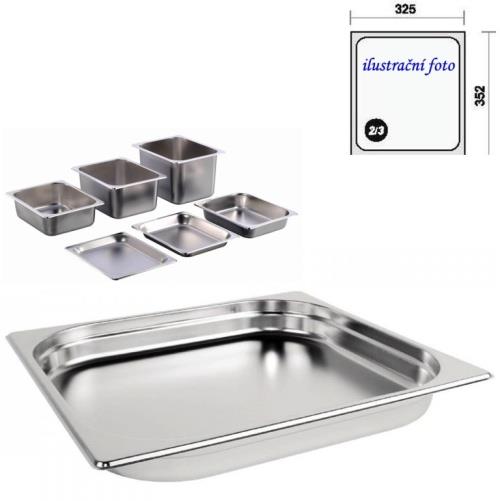 GN 2/3 -  40 INOX