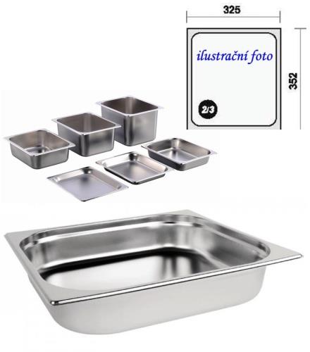 GN 2/3 -  65 INOX