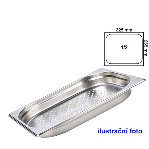 GN 1/2 - 100 INOX - perforované