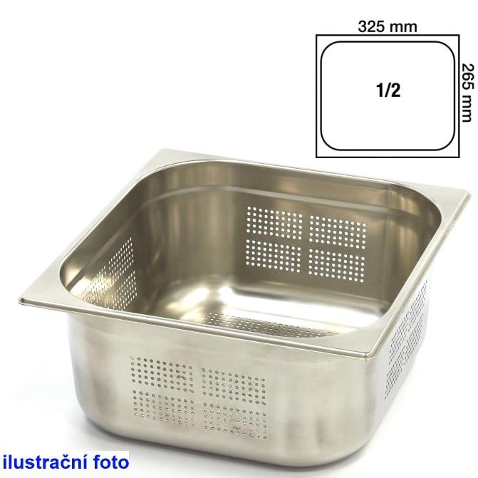 GN 1/2 - 150 INOX - perforované