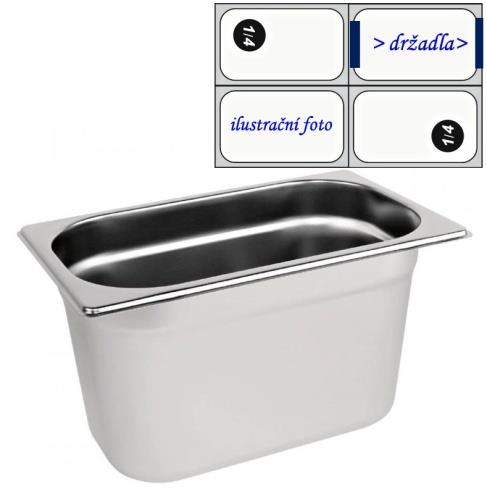 GN 1/4 - 150 INOX s držadly