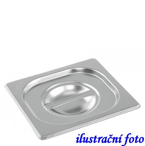 Víko GN 1/6 INOX obyčejné