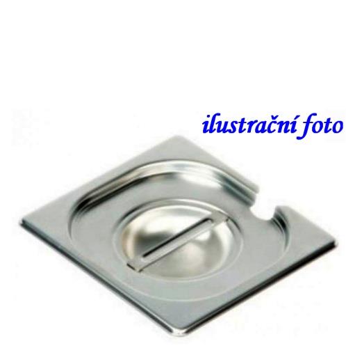 Víko GN 1/6 INOX výřez naběračka