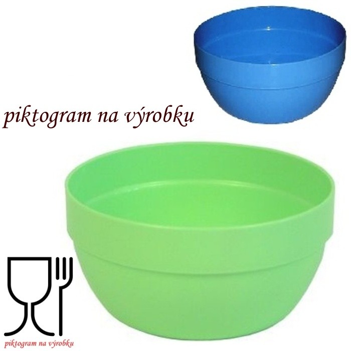 Miska jídelní 13cm polévková 0,4 l. UH-PP PETRA B-6 ks color # 6