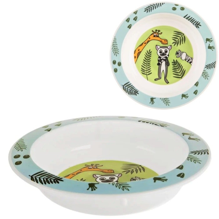 Miska dětská 16 cm plast dekor SAFARI Bal 6 ks