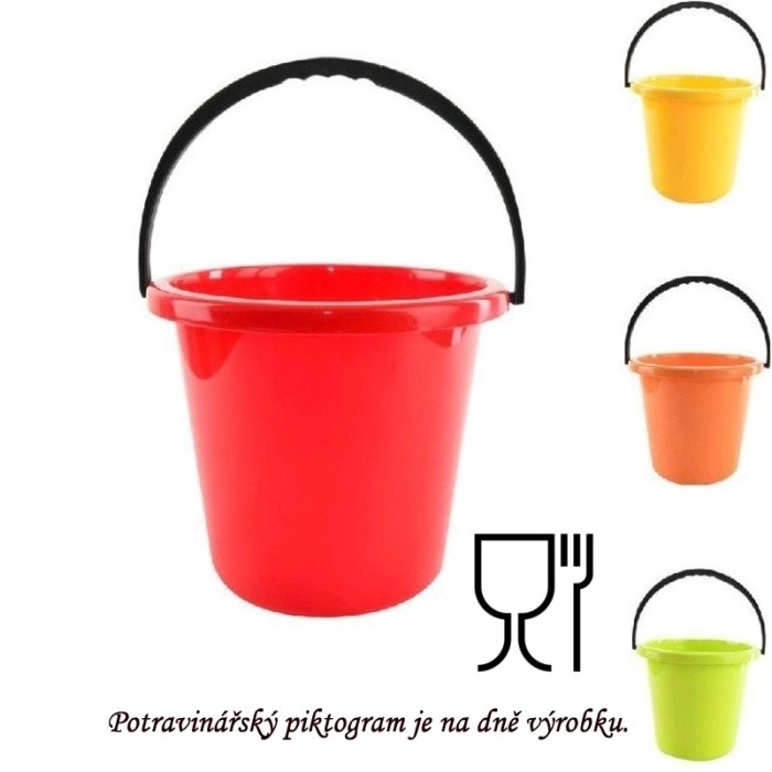 Vědro UH 12 litrů potravinářské COLOR # 5