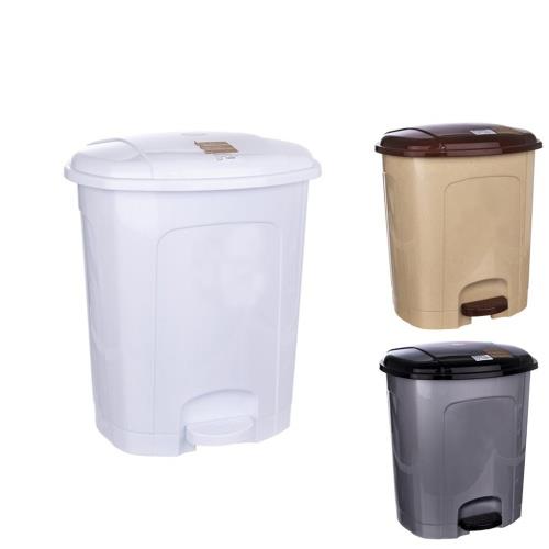 Odpad koš 21 l. pedálový, hyg.vložka color - bílá